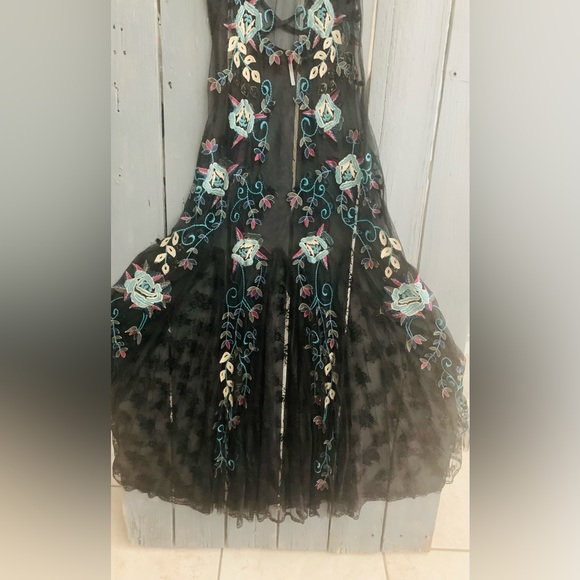 👗RARE Free People Black Sheer Maxi Dress-NWOT! - Picture 8 of 12